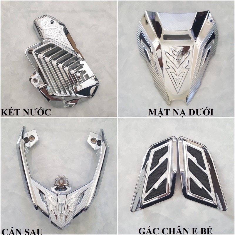 Full Bộ Ốp Trang Trí Mạ Crom AirBlade 2023 ARTISTAR