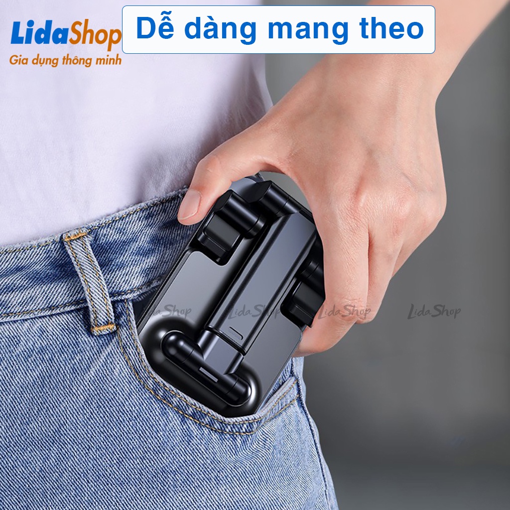 Giá đỡ điện thoại để bàn đa năng Lidashop, giá đỡ điện thoại để bàn đa năng điều chỉnh độ cao xoay gấp gọn