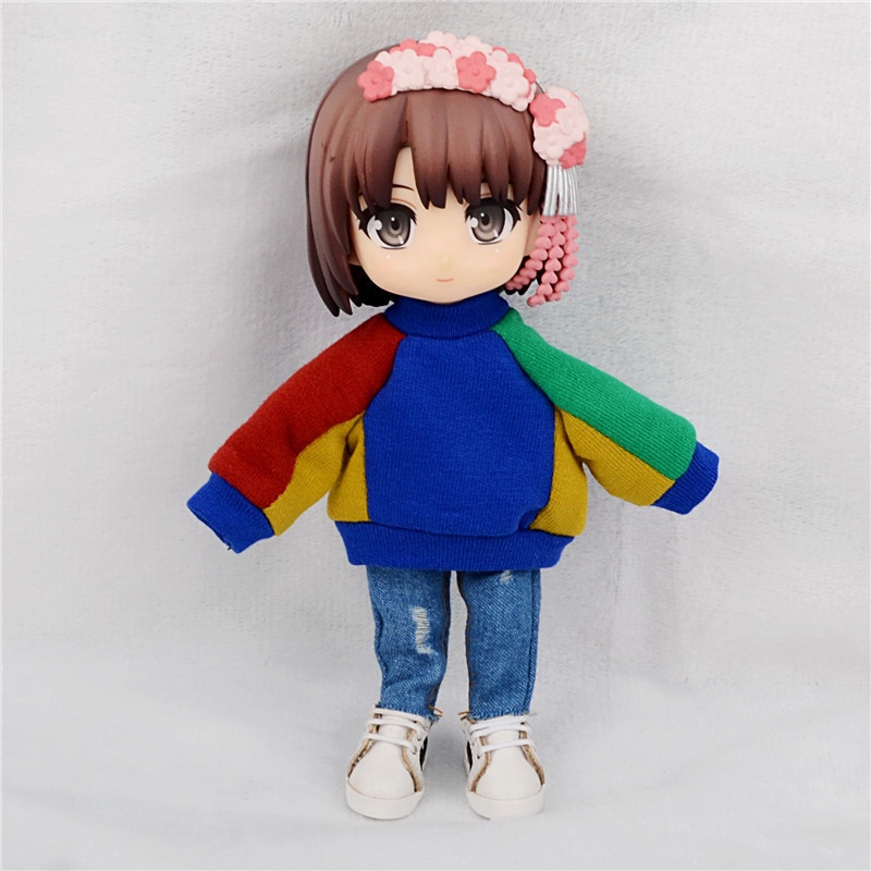 Áo Sweater Mới cho búp bê 1/6 BJD và OB11 GSC
