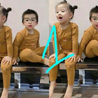 Áo cotton cao cổ /bộ thu đông cho bé trai bé gái