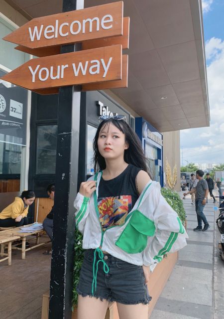 [RẺ BẤT NGỜ] ÁO KHOÁC DÙ NỮ CROPTOP CỰC XINH, cam kết hình thật 100% | BigBuy360 - bigbuy360.vn