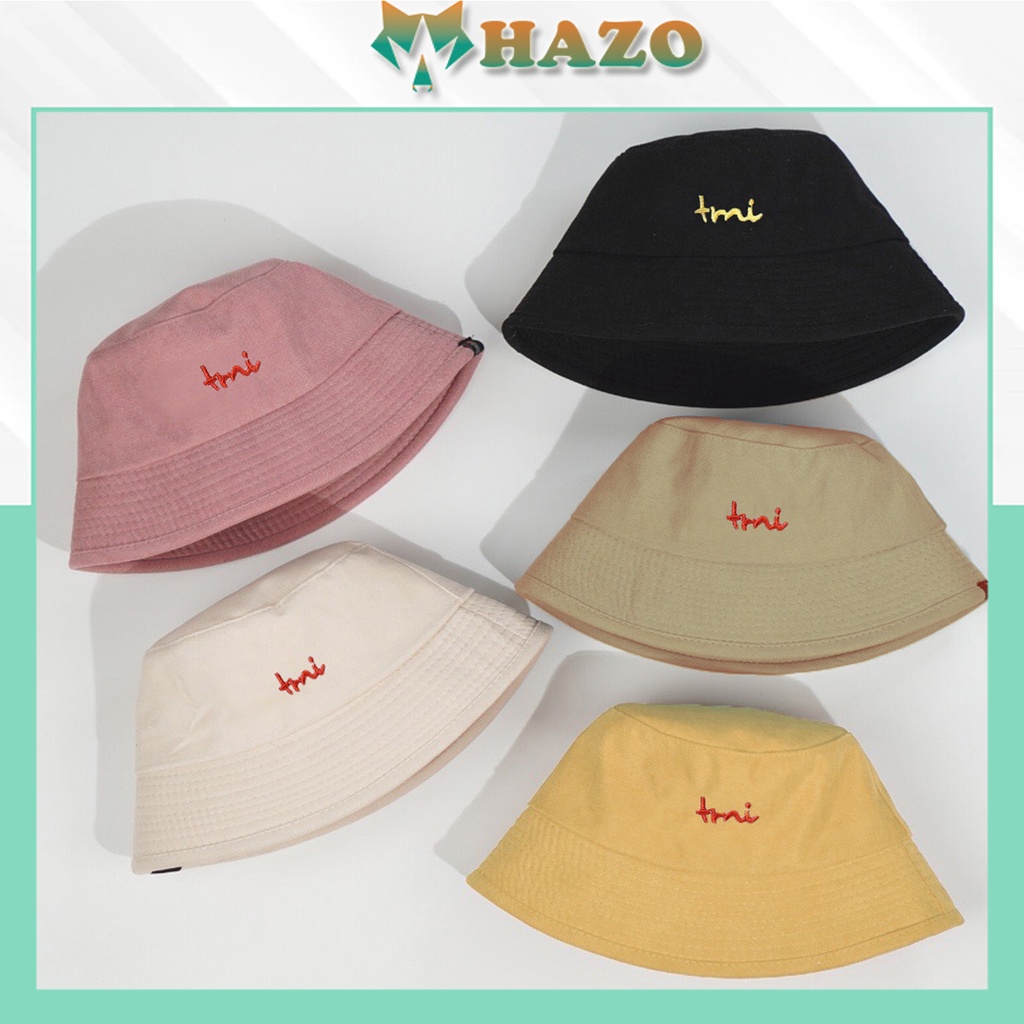 Mũ Bucket Nón Tai Bèo Vành Cụp Đa Dạng Kiểu Nhiều Màu Sắc Ulzzang Form Unisex Nam Nữ - Hazo