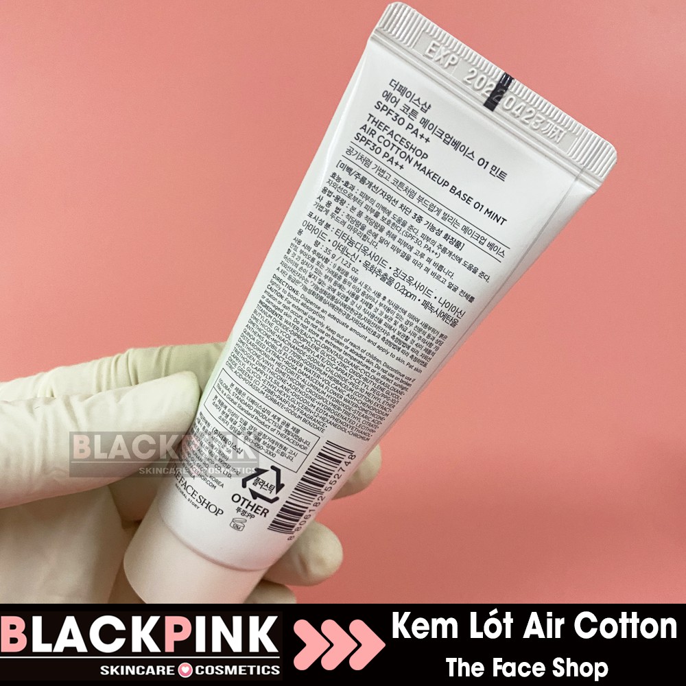 Kem Lót The Face Shop Air Cotton Make Up Base SPF30 PA++ Kiềm Dầu Và Hiệu Chỉnh Tông Da | BigBuy360 - bigbuy360.vn