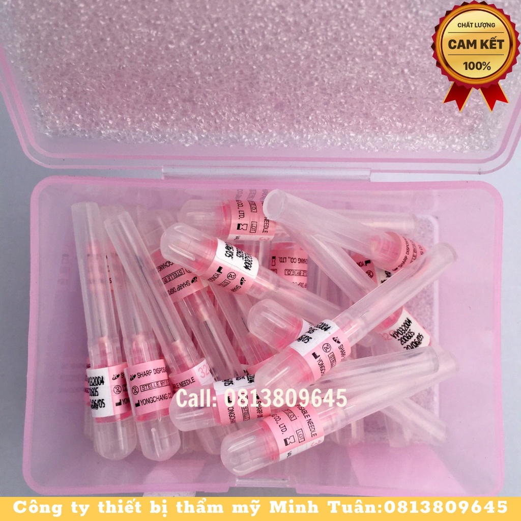 [Lẻ 1 cái] Đầu kim meso 30G 32G 34G 4mm Hàn Quốc Kim tiêm dưỡng chất căng bóng da