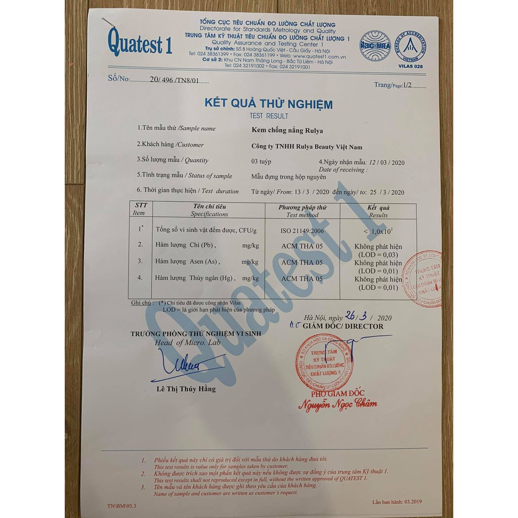 Kem Chống Nắng Cao Cấp RULYA SUN BLOCK LOTION SPF 50 PA +++