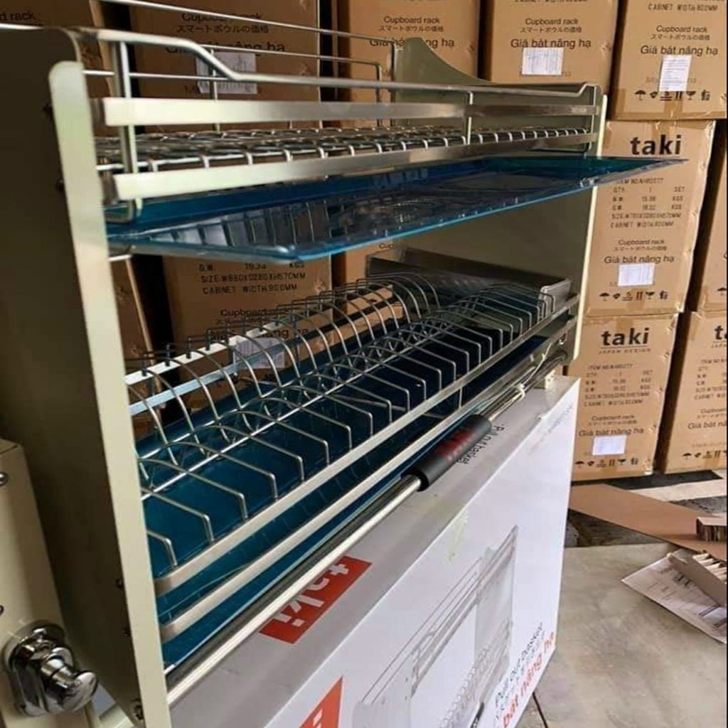 Giá Bát Nâng Hạ TAKI inox 304- Hàng Chính Hãng 2022