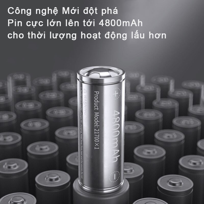 Quạt mini cầm tay đa năng 3in1 gấu bear phiên bản nâng cấp F8X - Hoạt động tới 46 giờ liên tục - Dung lượng 4800mAh