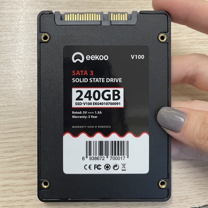 Ổ cứng SSD EEKOO 128GB - 256GB 2.5inch SATA3 6GB/S | WebRaoVat - webraovat.net.vn