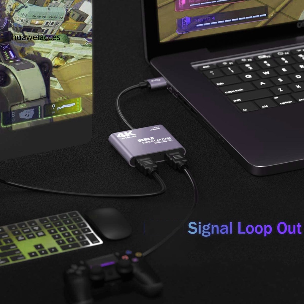 Bộ Chuyển Đổi Thẻ Âm Thanh / Video Hua-4K 1080p Hdmi-Compatible Sang Usb 3.0 Hd 1080p60 | BigBuy360 - bigbuy360.vn