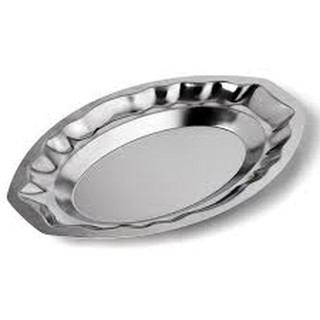 Dĩa hạt xoài inox cạn lòng