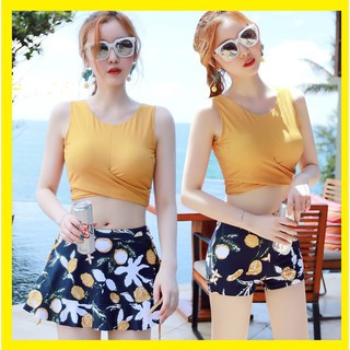 🍁 Bộ đồ bơi bikini 2 mảnh 3 chi tiết đi tắm biển nữ mùa hè