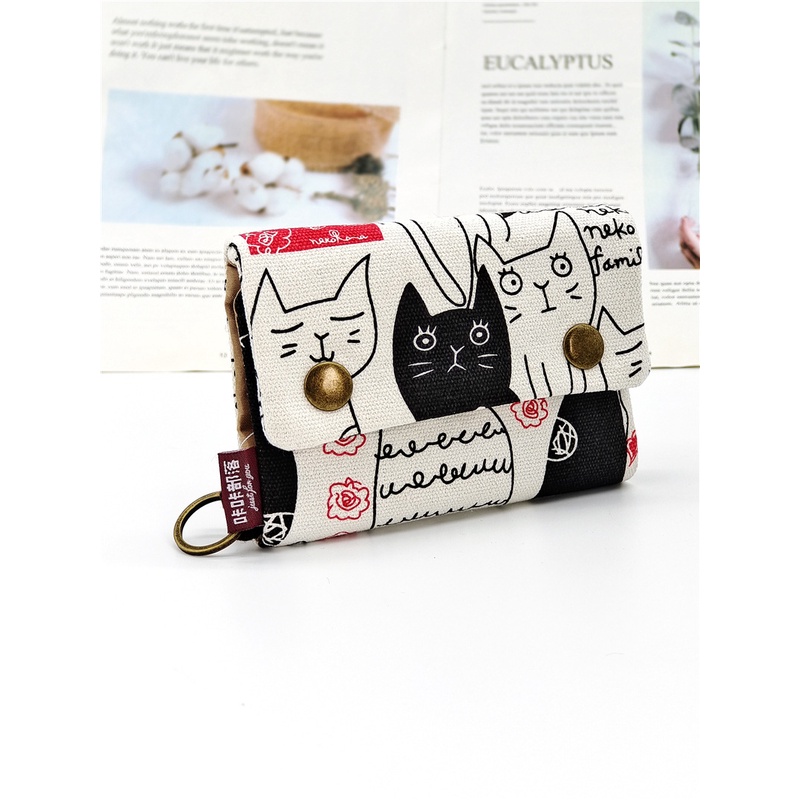 Ví Canvas Mini Đựng Tiền Xu Đa Năng Phong Cách Mới 2023 Dễ Thương Cho Nam Và Nữ