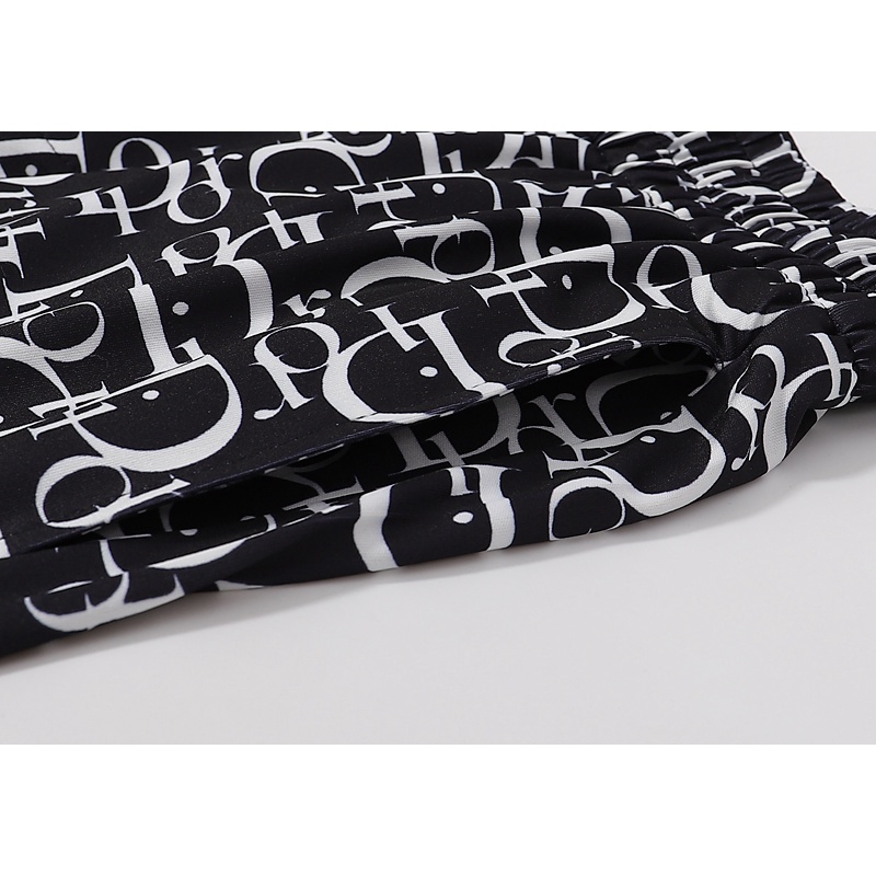 Quần short họa tiết in logo dior thiết kế thoải mái chất lượng cao