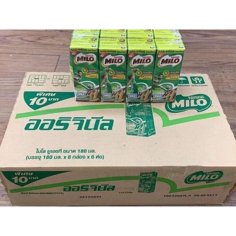 Sữa Milo NESTLE Thái Lan - Lốc 4 hộp (hộp 180ml)