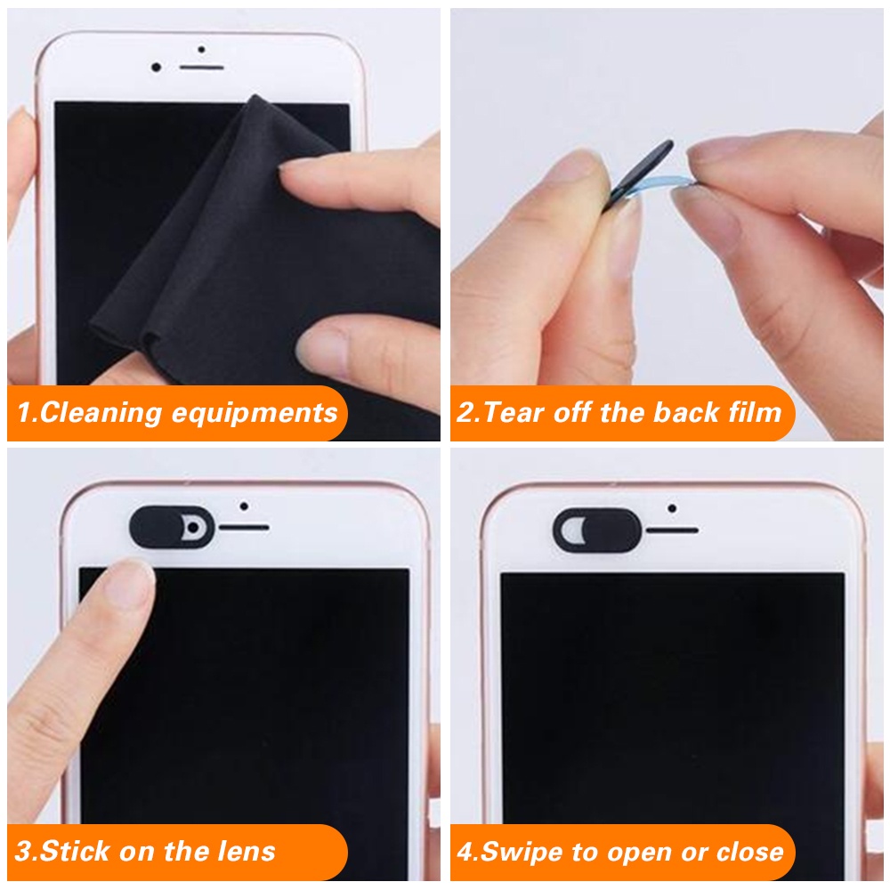 Nắp che webcam siêu mỏng bảo vệ sự riêng tư cho laptop / máy tính bảng tiện lợi