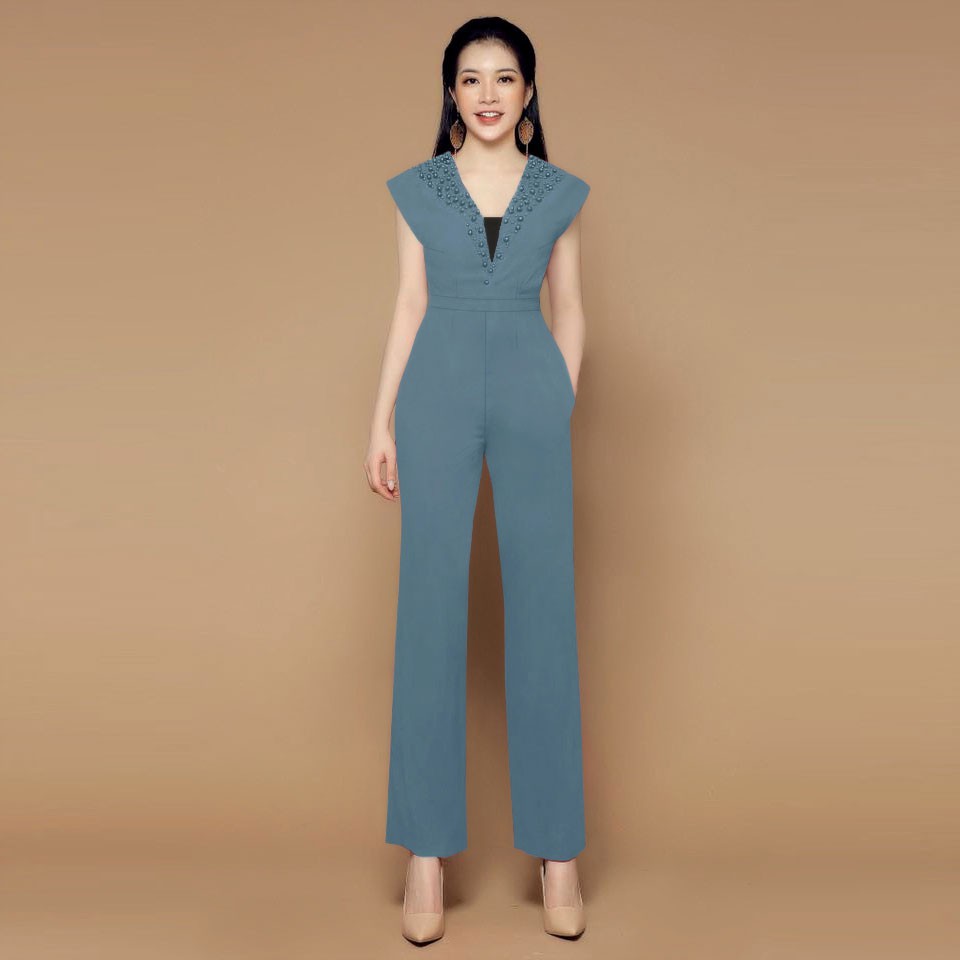 Jum Dài Ống Suông Ngực Phối Lưới Đính Hột J954 | BigBuy360 - bigbuy360.vn