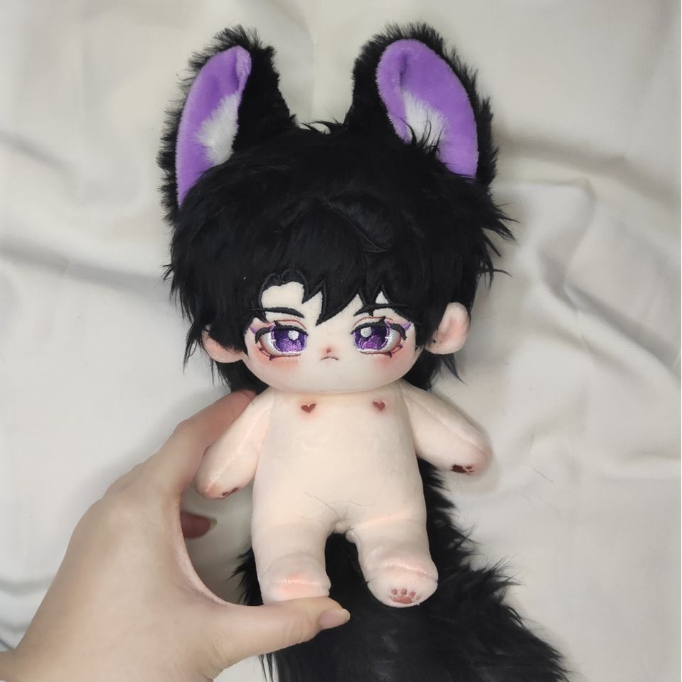 Doll không thuộc tính có tai và đuôi 20cm - Búp bê không thuộc tính 20cm có xương