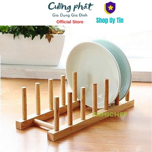 Giá Gác Dĩa/Gác Ly/Cỗ Bằng Gỗ 7 Thanh - Thương Hiệu Gỗ Đức Thành 24791