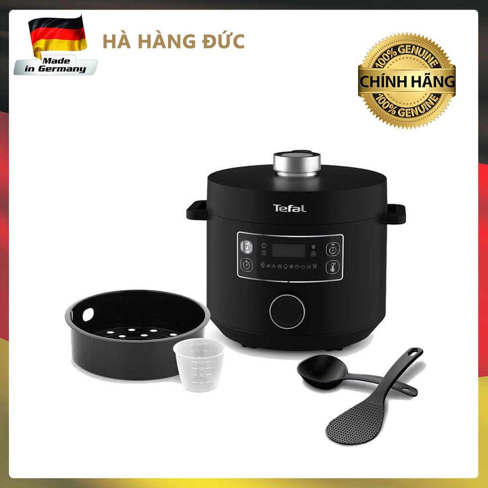 Nồi đa năng Tefal CY754830 Turbo Cuisine 5L, nồi áp suất điện đa năng 10 chương trình nấu tự động