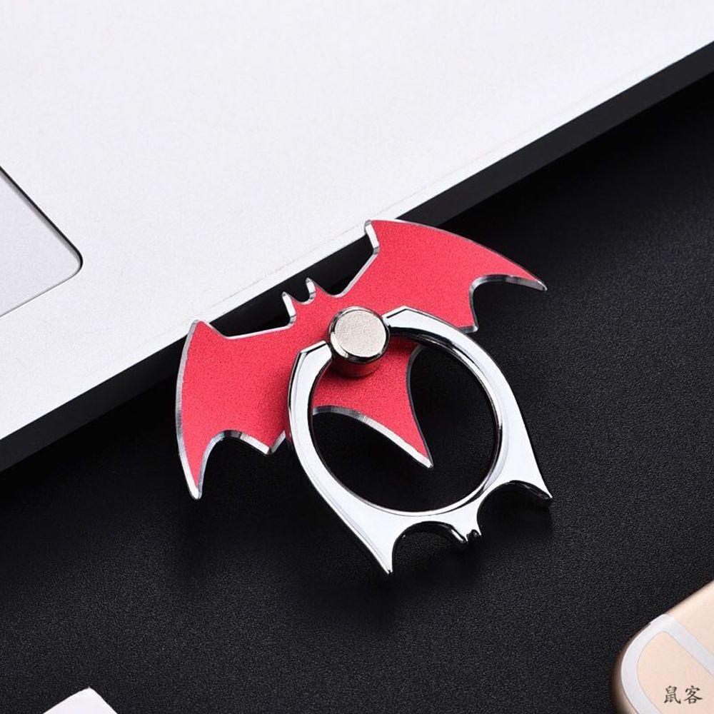 Giá Đỡ Điện Thoại Dạng Nhẫn Đeo Tay Hình Dơi Xoay 360 Độ Bằng Kim Loại