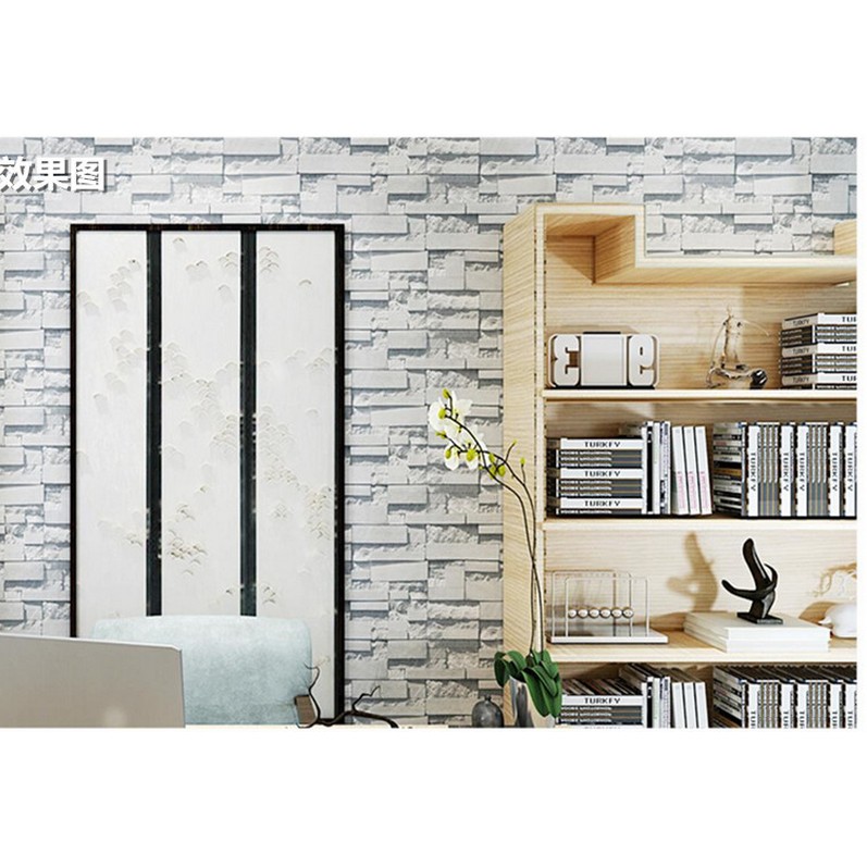 Decal Giấy dán tường giả đá 3D