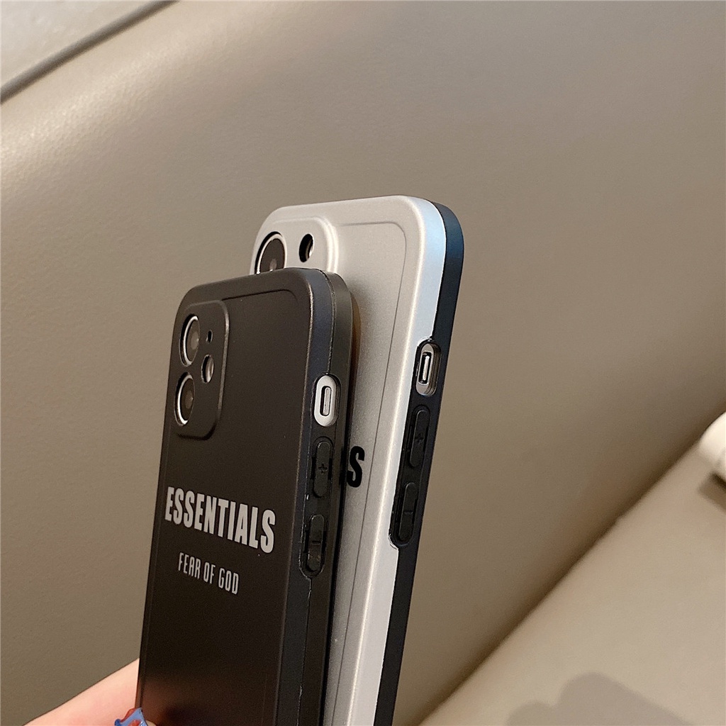 Ốp Điện Thoại Nhựa Cứng Mạ Màu ESSENTIALS FEAR OF GOD Cho iPhone15 14 13 12 mini 11 PRO MAX 6 / 6s 7 / 8plus SE2 X / XS XR XSMAX #Hg4904