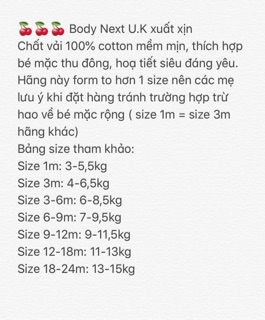 Body liền vớ cho bé ( kẻ nhỏ)