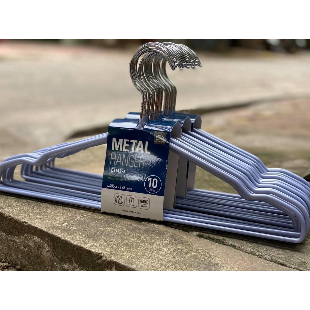 SET 10 MÓC TREO QUẦN ÁO LOCK&amp;LOCK ETM391