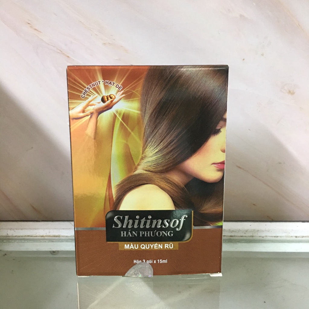 nhuộm tóc Shitinsof hán phương màu hạt dẻ