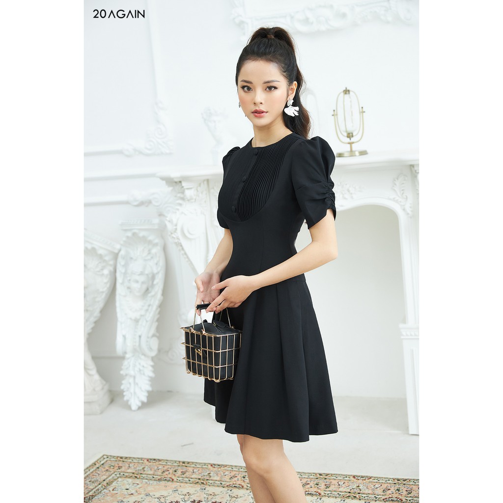 Đầm xòe gấp mí ngực 20AGAIN DEA0872 | BigBuy360 - bigbuy360.vn