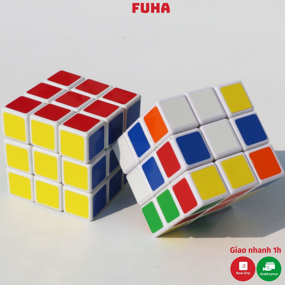 Rubik 3x3 qiyi sai cho bé FUHA, khối lập phương Rubik 3 tầng ma thuật phát triển trí tuệ