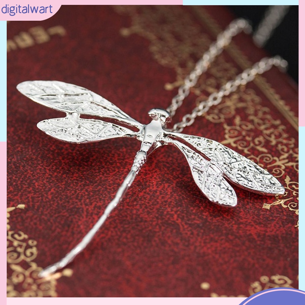 Dây Chuyền Hợp Kim Mặt Hình Chuồn Chuồn Dễ Thương Cá Tính Dành Cho Nữ