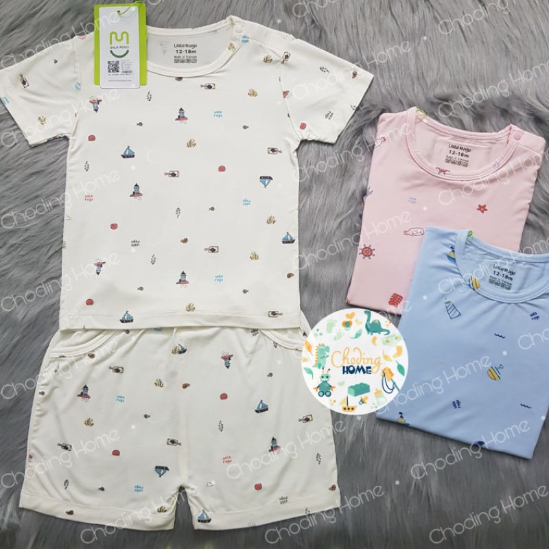 Bộ Cộc Tay Cài Vai Bamboo Uala 2015 2021 • 6-9M 9-12M 12-18M 18-24M 36M • Choding Home