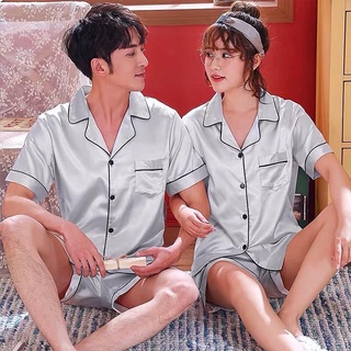 Bộ Ngủ Lụa Pijama Nam Màu Trơn Chất Lụa Satin Cực Đẹp
