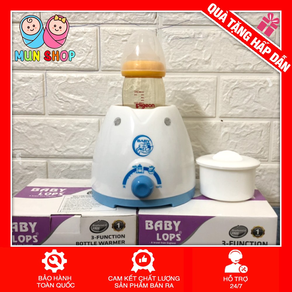 BIG SALE Máy Hâm Sữa Tiệt Trùng Bình Sữa BABY LOPS{ BẢO HÀNH CHÍNH HÃNG}