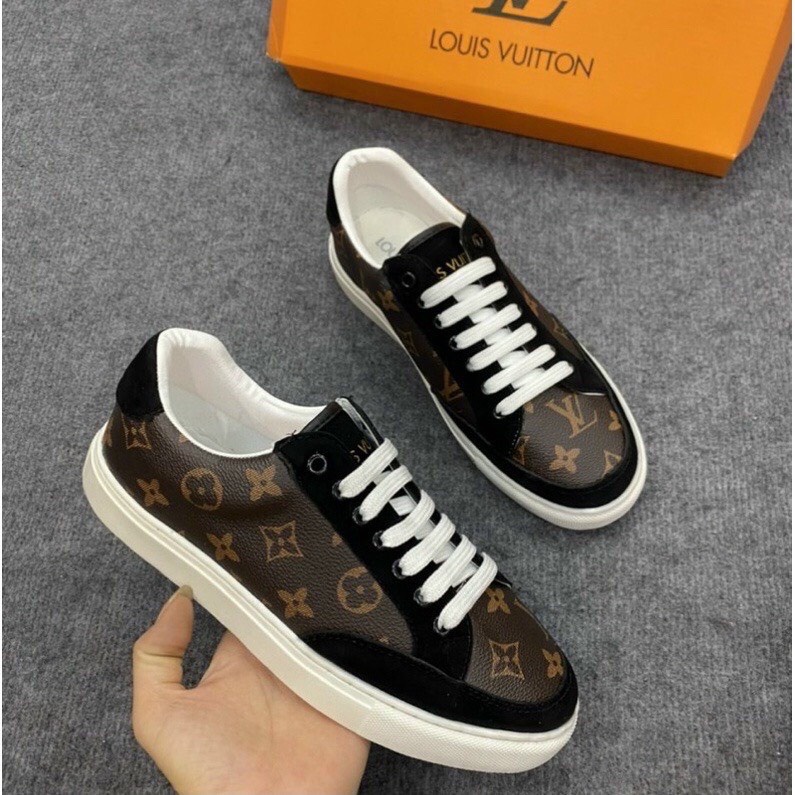 Giày Thể Thao Sneaker Nam , giày nam LV292 kết hợp giữa màu nâu tây và đen nam tính tạo nên phong cách VCC