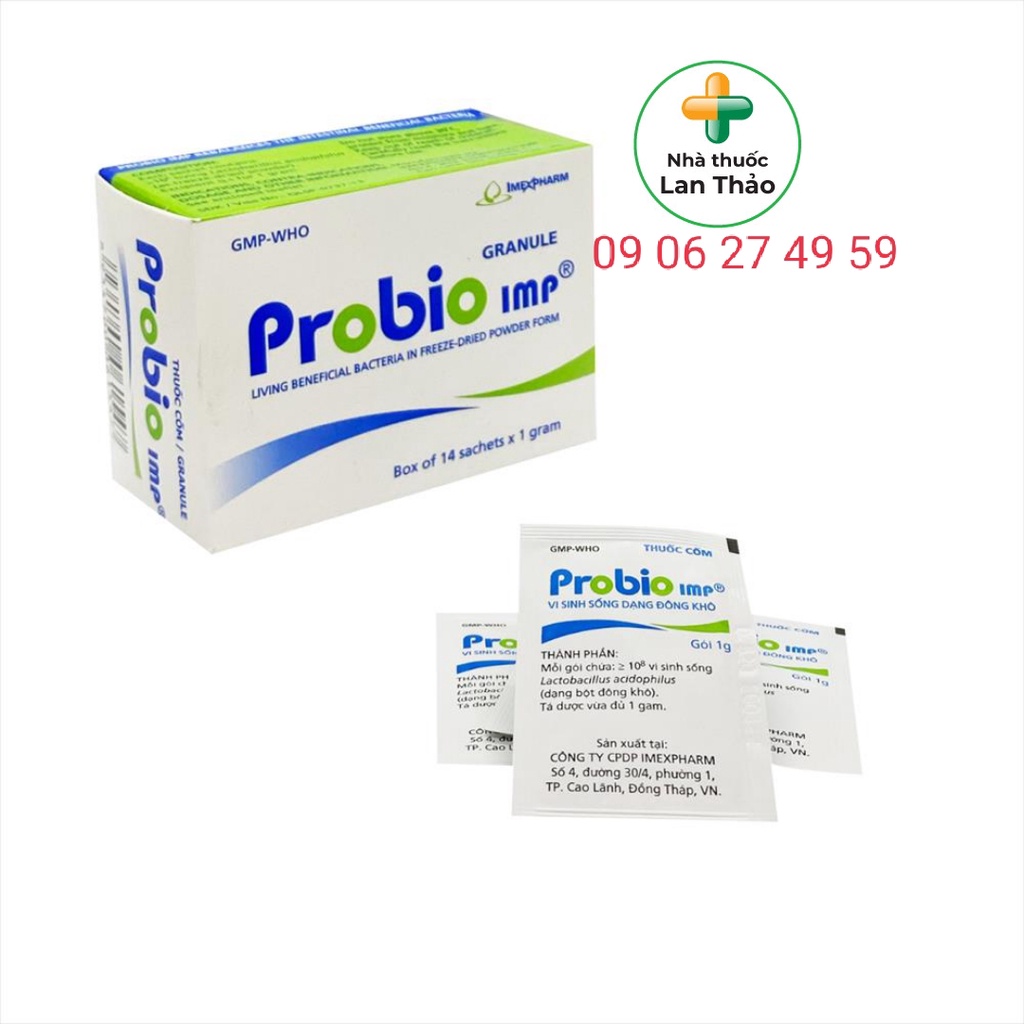 MEN TIÊU HÓA PROBIO HỘP 10 GÓI HỖ TRỢ RỐI LOẠN TIÊU HÓA CHO BÉ