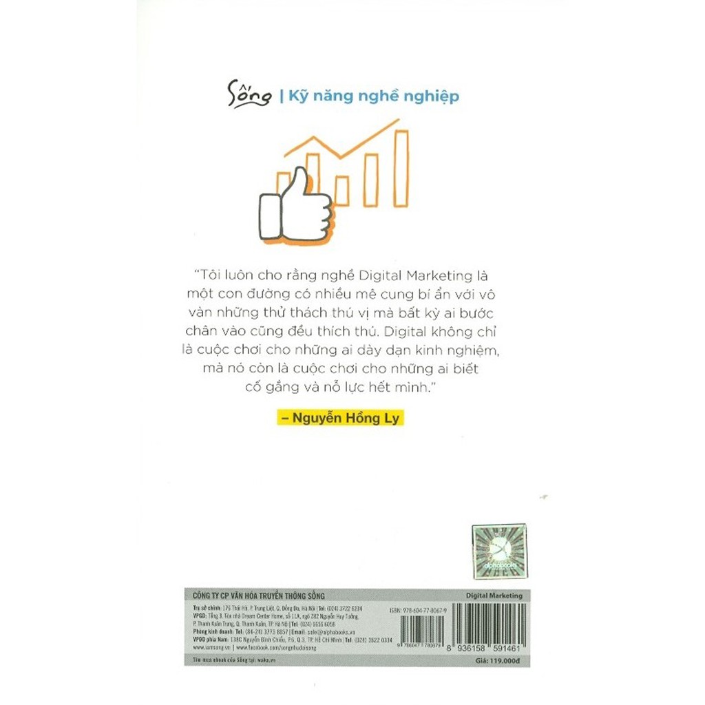 Sách - Digital Marketing - Trên Thông Marketing, Dưới Tường Công Cụ Số