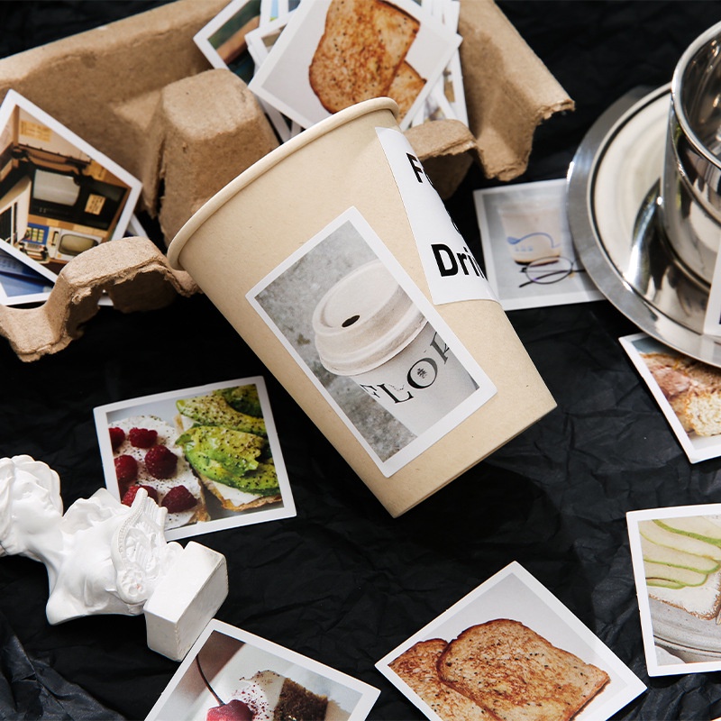 Set 40 Miếng Dán Trang Trí Sổ Tay Phong Cách Ins Đường Phố