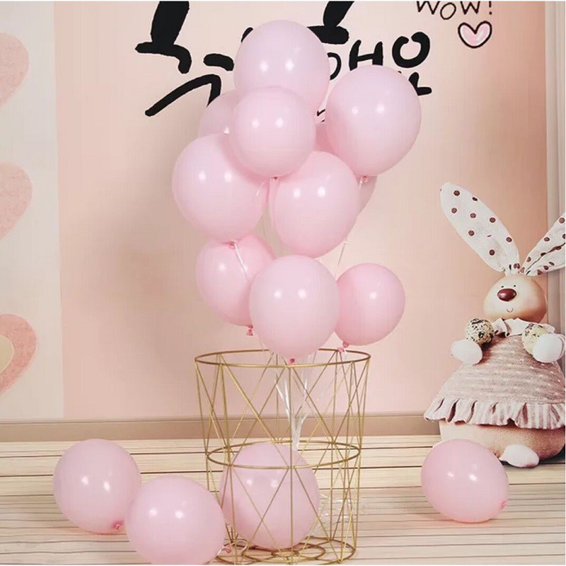 Set 10 Bong bóng pastel macaron 10&quot; nhiều màu trang trí sinh nhật siêu đẹp