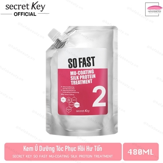 Kem Ủ Phục Hồi Tóc Hư Tổn Secret Key Mu Coating Lpp Repair Treatment