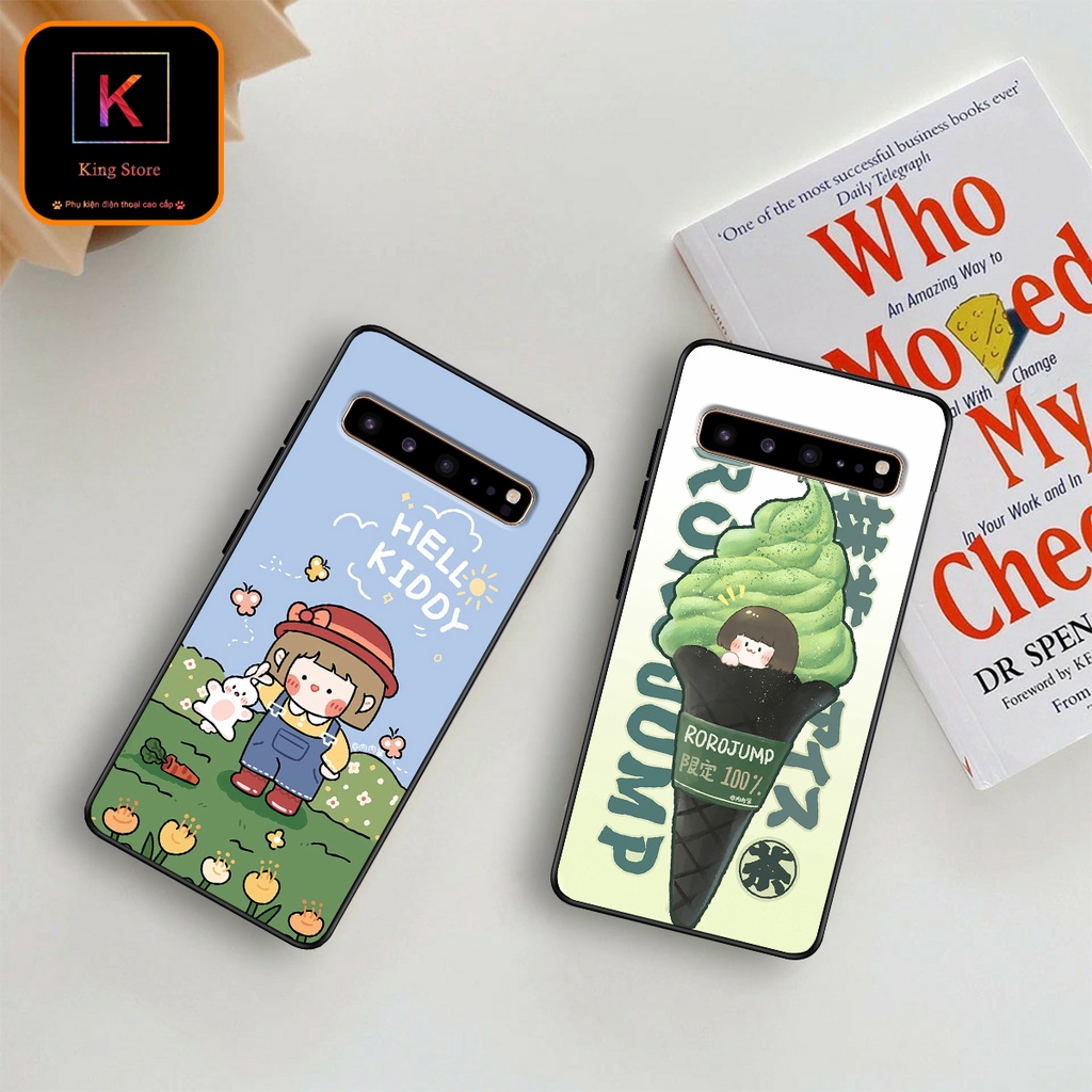 Ốp lưng Samsung S10 - S10 Plus - S10 5G - S10 Lite - S10e - Ốp Samsung in hình Ngân hà &amp; Roro Jumb - Lưng nhám viền TPU