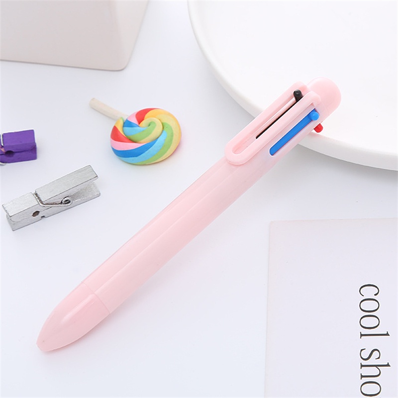 1 Bút Bi Mực Nước Ngòi 0.5mm 6 Trong 1 C7098 Nhiều Màu Sắc