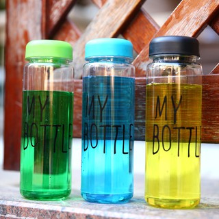 Bình nước nhựa my bottle dung tích 500ml kèm túi đựng cực chất