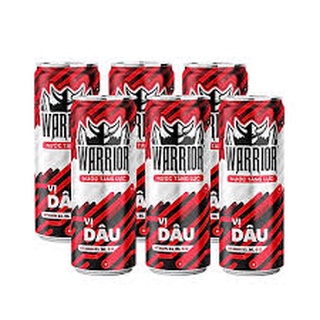 Thùng 24 lon Nước Tăng Lực Warrior 325ml