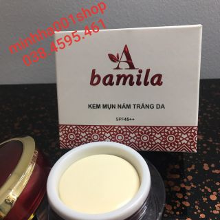 Kem mụn trắng da 25g bamila