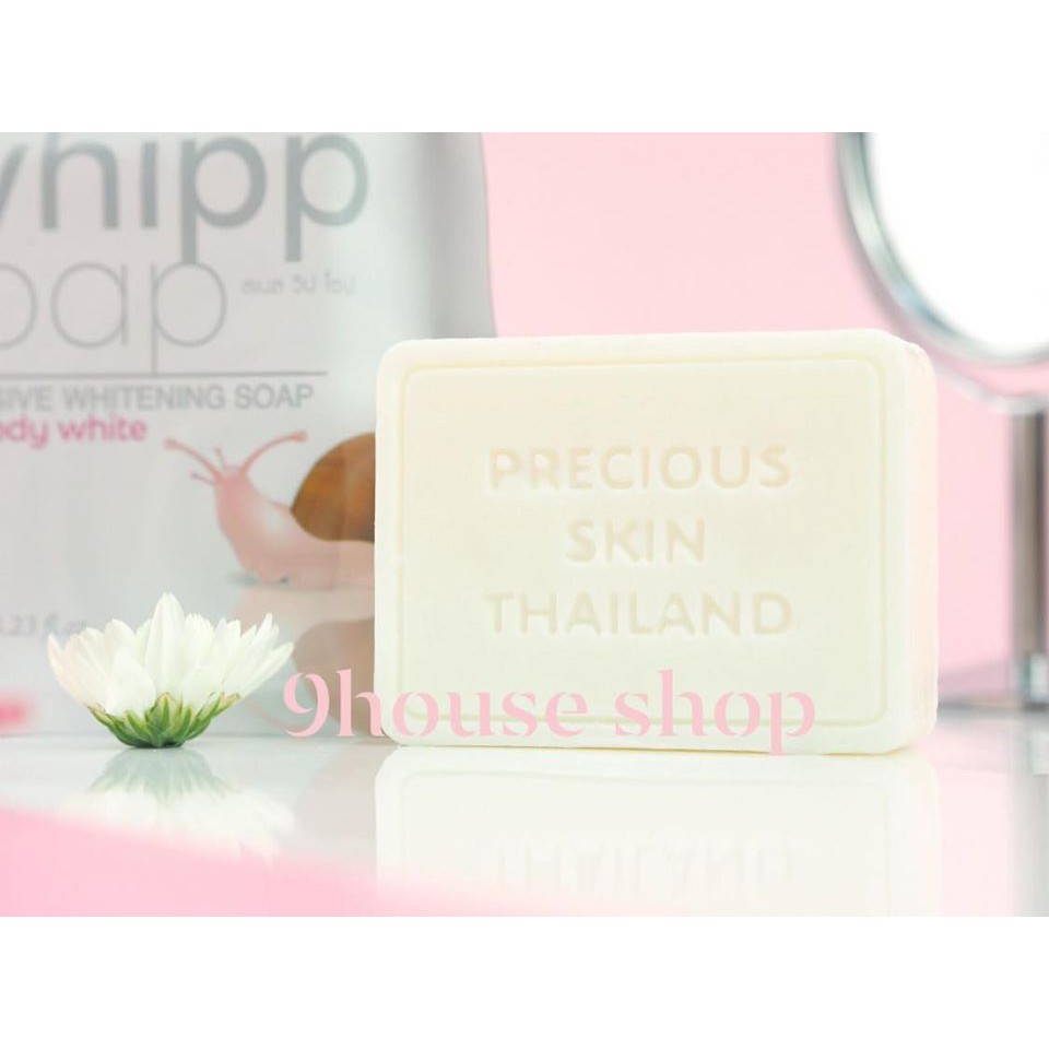 01 Xà Bông Ốc Sên SNAIL WHIPP SOAP 100gram Thái Lan
