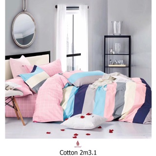 Bộ drap hàn quốc 100% cotton m8-m6