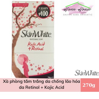 Xà phòng RETINOL & KOJIC ACID nâng tone da SKINWHITE