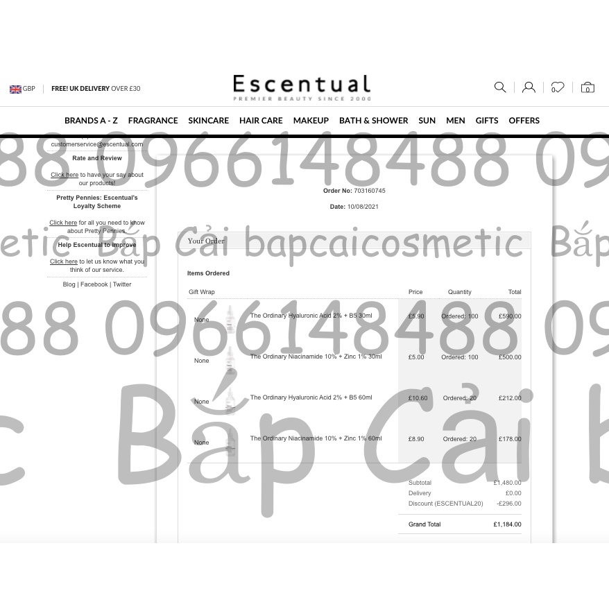 MBC Tinh chất phục hồi, dưỡng ẩm TO Hyaluronic Acid 2% + B5 | BigBuy360 - bigbuy360.vn